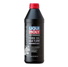 LIQUI MOLY 1L Motorbike Fork Oil SAE 7.5W Medium/Light (Comes in Case of 6 Units)