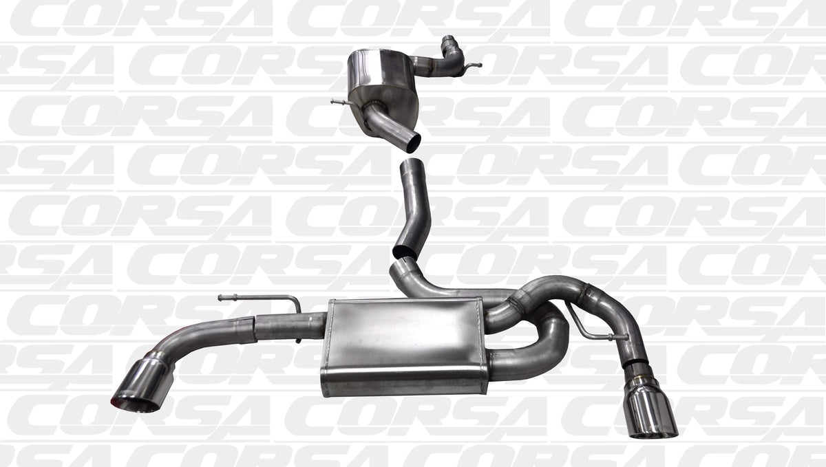 Corsa 10-14 Volkswagen Golf Polished Tip Kit - 0