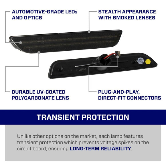 Form Lighting 2010 Mustang LED Sidemarkers (set)