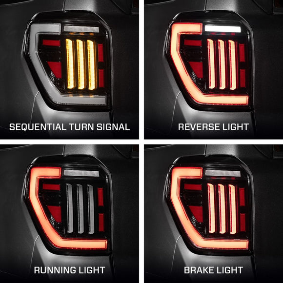 Form Lighting 2010-2024 Toyota 4Runner LED Tail Lights Smoked (Pair)