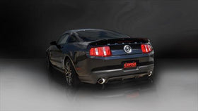 Corsa 2011-2012 Ford Mustang Shelby GT500 5.4L V8 Polished Sport Axle-Back Exhaust - 0