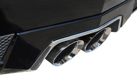 Corsa 2011-2015 Cadillac CTS Coupe V 6.2L V8 Polished Sport Axle-Back Exhaust - 0