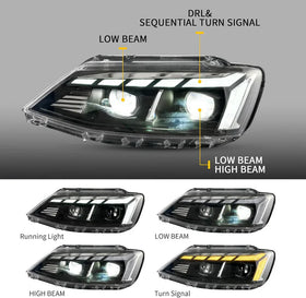 VLAND LED Headlights - VW MK6 Jetta | YHA-ST-8171 - 0