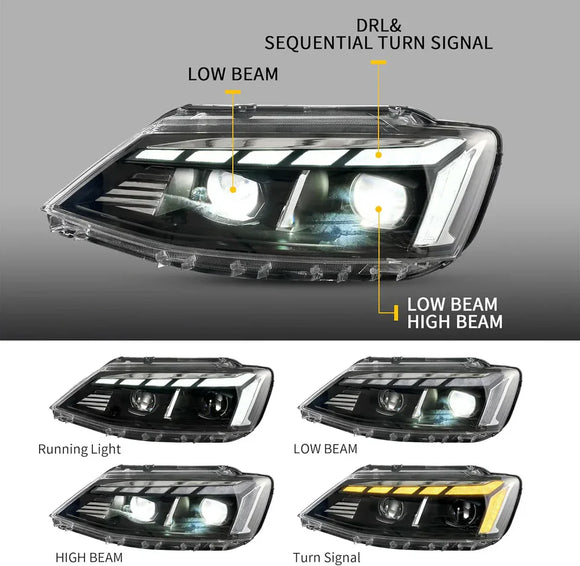 VLAND LED Headlights - VW MK6 Jetta | YHA-ST-8171