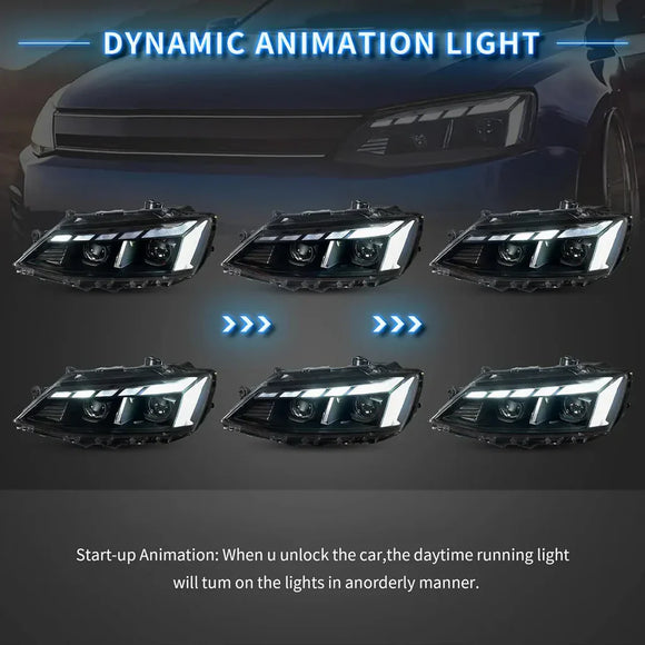 VLAND LED Headlights - VW MK6 Jetta | YHA-ST-8171