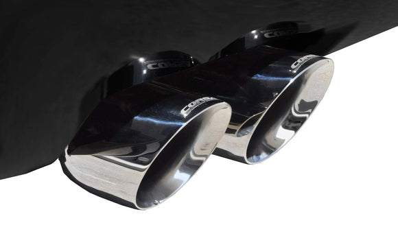 Corsa 12-13 Cadillac Escalade ESV DUB 6.2L V8 Black Sport Cat-Back Exhaust