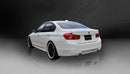 Corsa 12-14 BMW 335i Sedan AWD F30 3in Black Touring Dual Rear Single 3.5in Tip Cat-Back Exhaust-3