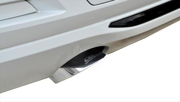Corsa 12-14 BMW 335i Sedan AWD F30 3in Polished Touring Dual Rear Single 3.5in Tip Cat-Back