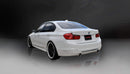 Corsa 2012-17 BMW 335i Sedan RWD F30 3in Polished Touring Dual Rear Single 3.5in Tip Cat-BackExhaust-2