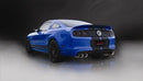 Corsa 2013-2014 Ford Mustang Shelby GT500 5.8L V8 Black Sport Axle-Back Exhaust-3
