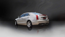 Corsa 2013-2019 Cadillac ATS Sedan 2.0L A/T Polished Sport Dual Rear Cat-Back Exhaust - 0