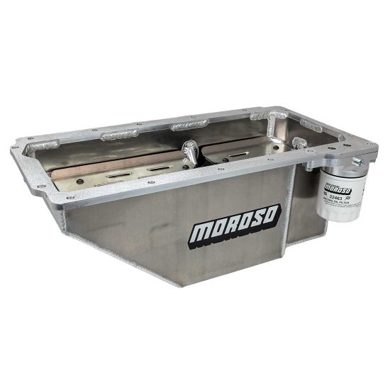 OIL PAN, GM LS, DART LS NEXT GEN 3, WET SUMP, ALUMINUM, 8.25 DEEP