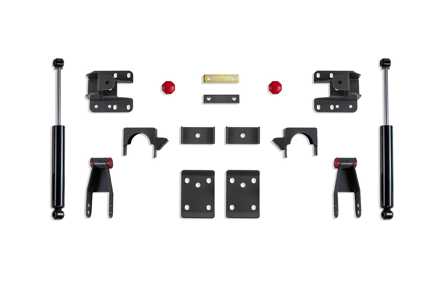 MaxTrac 07-16 GM C/K1500 2WD/4WD 3-4in Rear Adj. Lowering Flip Kit