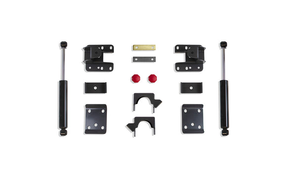 MaxTrac 07-16 GM C/K1500 2WD/4WD 5-6in Rear Adj. Lowering Flip Kit
