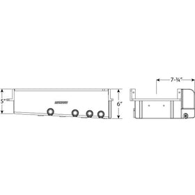 OIL PAN, DART LS NEXT/NEXT 2 NON-SKIRTED, DRY SUMP, 4 P/U, ALUMINUM - 0