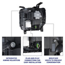 Form Lighting 2014 GMC Sierra LED Projector Headlights (Pair)-4