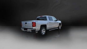 Corsa 14-19 GMC Sierra/Chevy Silv 1500 Crew Cab/Std. Bed 5.3L V8 Black Sport Single Side CB Exhaust - 0