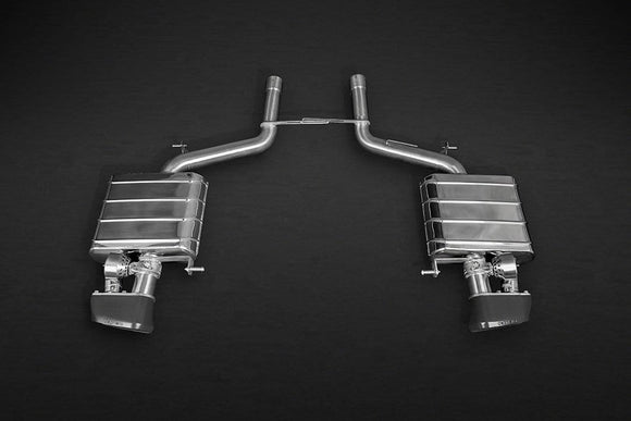 BMW 550i (V8TT) Valved Exhaust System Incl. Remote (Catback) With Ceramic Tips