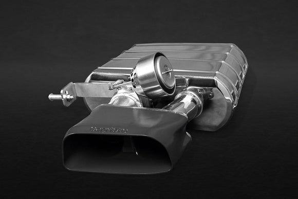 BMW 550i (V8TT) Valved Exhaust System Incl. Remote (Catback) With Ceramic Tips