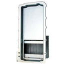 Moroso GM LS Swap (w/Rear Sump & Two -10An Fittings) Wet Sump 7qt 6in Baffled Steel Oil Pan - Black-2