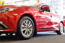 Rally Armor 14-18 Mazda3 Red UR Mud Flap w/White Logo-2