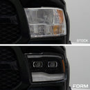 Form Lighting 2009-2018 Ram 1500/2500/3500 Sequential LED Projector Headlights (Pair)-3