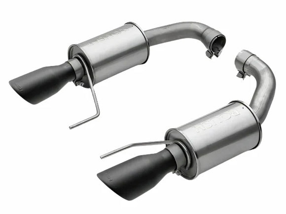Roush 15-17 Mustang GT Black Tip Axle Back Exhaust