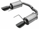 Roush 2015 Mustang V6 / EcoBoost Black Tip Axle Back Exhaust-1