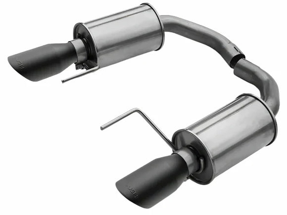 Roush 2015 Mustang V6 / EcoBoost Black Tip Axle Back Exhaust
