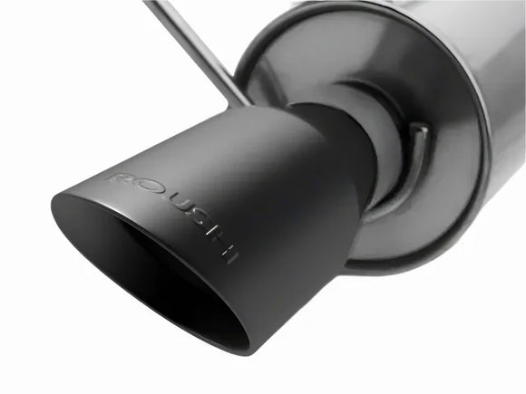 Roush 2015 Mustang V6 / EcoBoost Black Tip Axle Back Exhaust