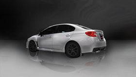 Corsa 2015-2021 Subaru WRX Cat Back Exhaust Black Quad 3.5in Tips *Sport* - 0