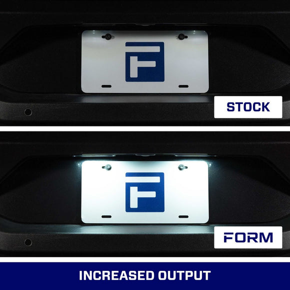Form Lighting 2015+ Ford Mustang LED License Plate Lights (Pair)
