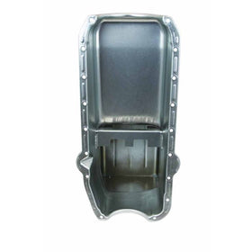 Moroso Pre-80 Chevrolet Small Block (w/Driver Side Dipstick) Wet Sump 7qt 9.5in Steel Oil Pan - Blk - 0