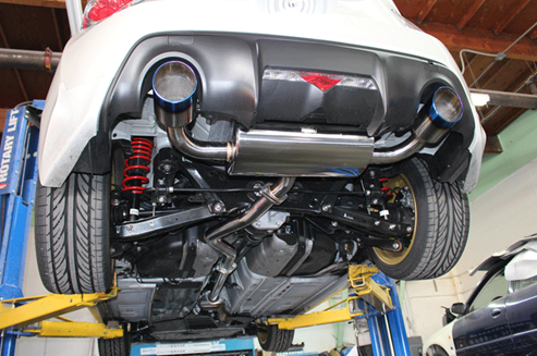 CNT RACING CAT-BACK EXHAUST W/ BLUE TIPS | 2013+ BRZ/FR-S/86