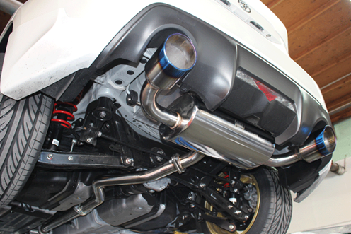 CNT RACING CAT-BACK EXHAUST W/ BLUE TIPS | 2013+ BRZ/FR-S/86