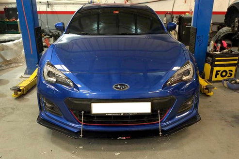 CARBON FIBER Wind Splitter With Rods Subaru BRZ 2017-UP - 0