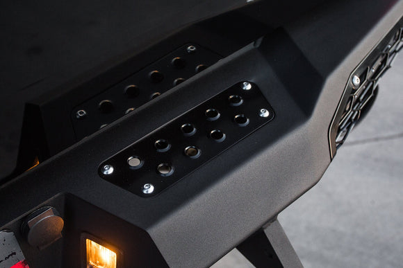 Addictive Desert Designs 17-18 Ford F-150 Raptor HoneyBadger Rear Bumper w/ 10in SR LED Mounts