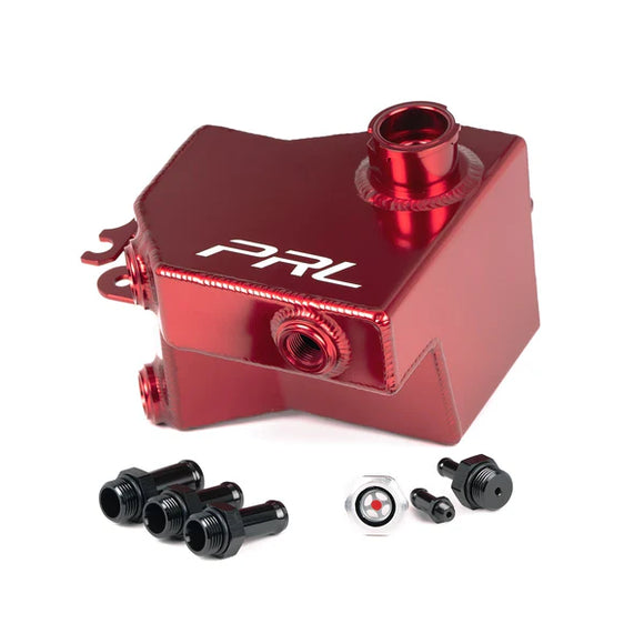 PRL Coolant Expansion Tank Red - 16-21 Honda Civic 1.5T 17 Honda Civic Type R