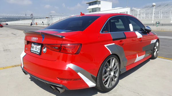 Velt Sport Carbon Fiber Spoiler (V1) - Audi 8V / 8V.5 / A3 (S-Line) / S3 / RS3 | VELT-TSPL-CF-V1-8V