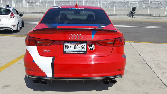 Velt Sport Carbon Fiber Spoiler (V1) - Audi 8V / 8V.5 / A3 (S-Line) / S3 / RS3 | VELT-TSPL-CF-V1-8V