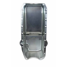 Moroso Pre-80 Chevrolet Small Block (w/Driver Side Dipstick) Wet Sump 5qt 7.5in Steel Oil Pan - Blk - 0