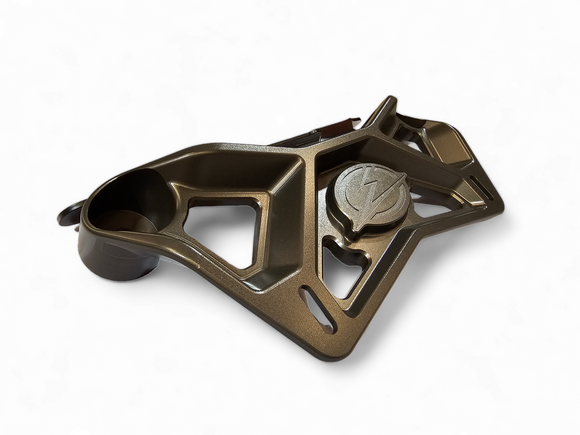 Elektric Offroad 2017+ Can Am X3 Maverick Front Shock Mount Brace W/ Light Mount Anodized Gun Metal