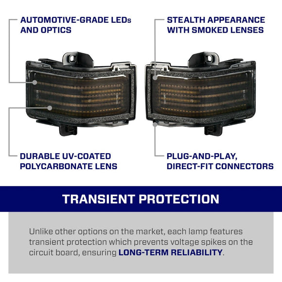 Form Lighting 2017 F-250 LED Mirror Lights (Pair)
