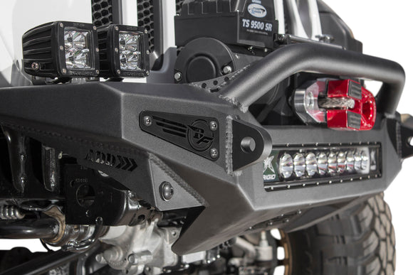 Addictive Desert Designs 2018 Jeep Wrangler JL Rock Fighter Front Bumper w/ Low Profile Top Hoop