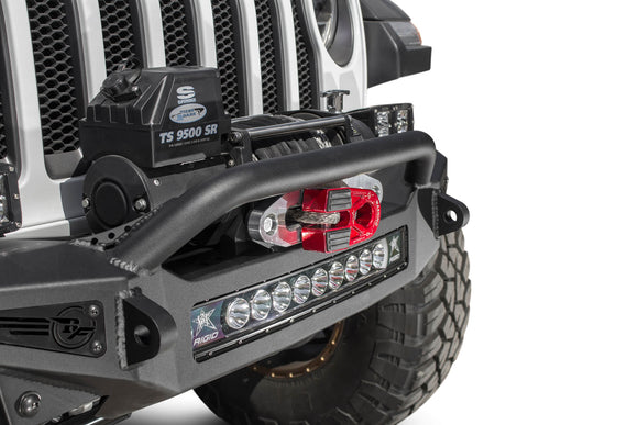 Addictive Desert Designs 2018 Jeep Wrangler JL Rock Fighter Front Bumper w/ Low Profile Top Hoop