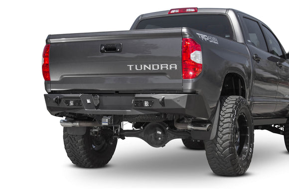 Addictive Desert Designs 2014+ Toyota Tundra Stealth Fighter Rear Bumper w/ Backup Sensor Cutouts
