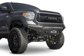Addictive Desert Designs 2014+ Toyota Tundra Stealth Fighter Front Bumper w/Winch Mount & Sensors - 0