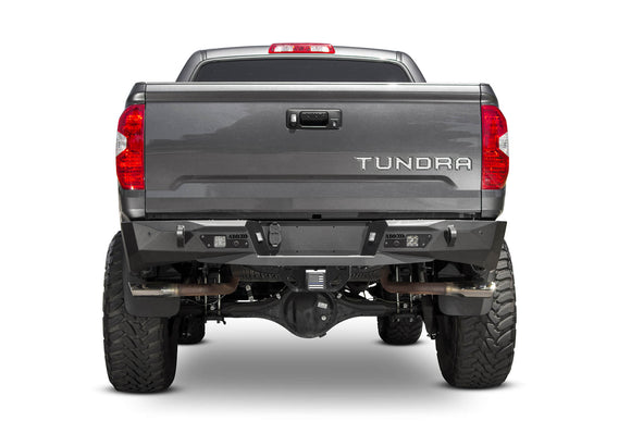 Addictive Desert Designs 2014+ Toyota Tundra Stealth Fighter Rear Bumper w/ Backup Sensor Cutouts
