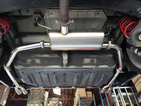 Weapon R 11-17 Toyota Sienna 3.5L Axle Back Exhaust w/Straight Cut Tips - 0