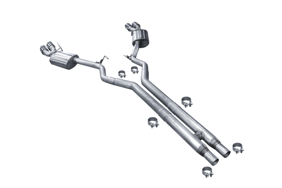 6 Gen Mustang 2018 Quad Tip Catback MTC5-18214212CTBK